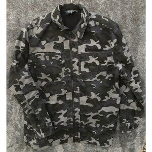 Dogg Supply by Snoop Dogg Jacket Mens M Medium Camo Full Zip Long Sleeve